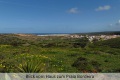 Blick vom Ferienhaus auf Carrapateira und dem Bordeira Strand